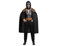 Role play set for men Skeleton Knight (hooded top, mask, cape, belt), size 56